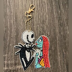 Handmade Keychain Jack & Sally from NBC